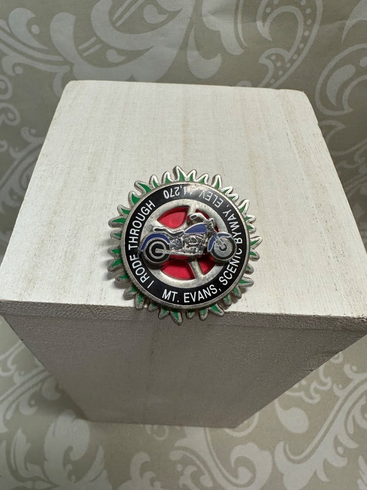 I Rode Through Mt. Evans Scenic Byway Pin