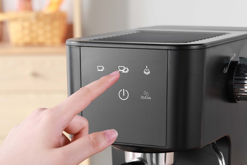 Mainstays 15 Bar, 2-Cup Black Matte Espresso Machine