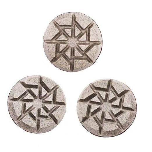 (3PACK) 80MM/3" Professional Floor Machine Diamond Floor Grit 50# x3pcs