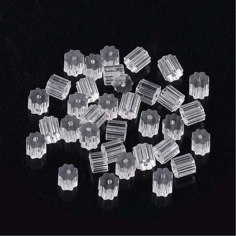 200PCS Clear Silicone Earring Backs - Hypoallergenic, Comfortable & Secure