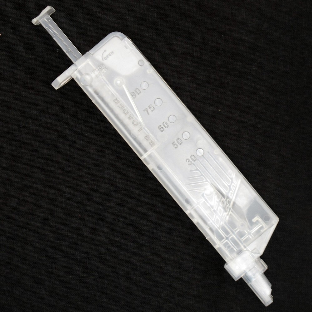 BBTac Airsoft Speed Loader 100 6mm Plastic BBs Capacity Fast Loading Clear