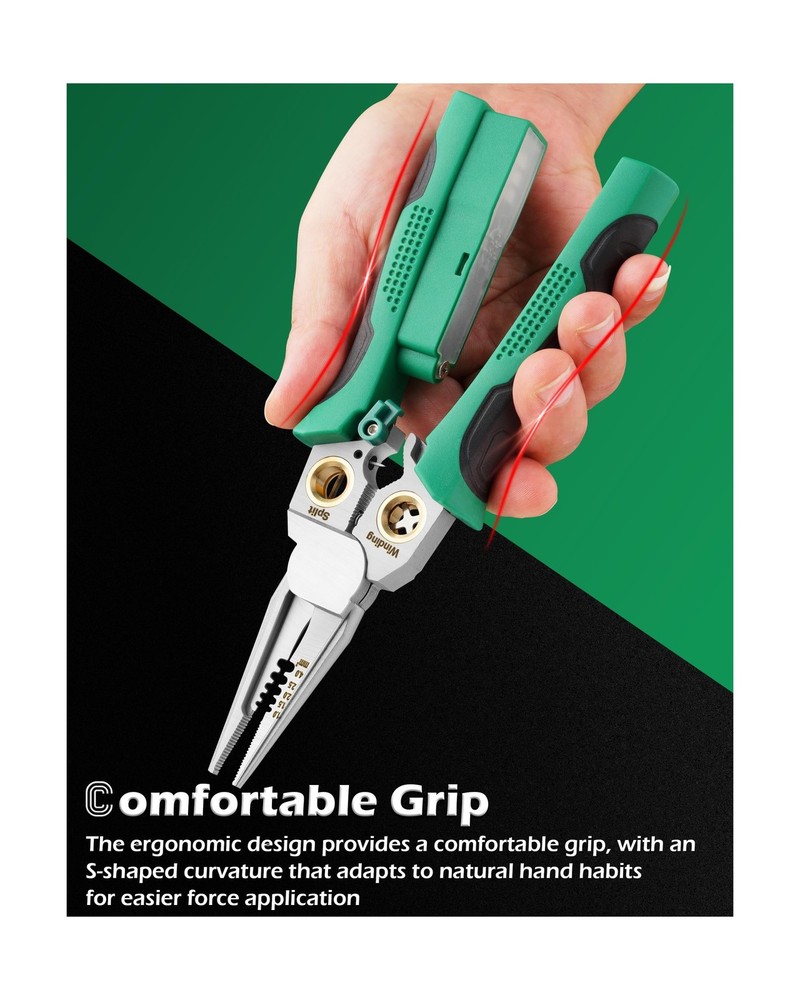 8 In 1 Wire Stripper, Wire Stripping Tool with Voltage Tester, Cable Cutters ...