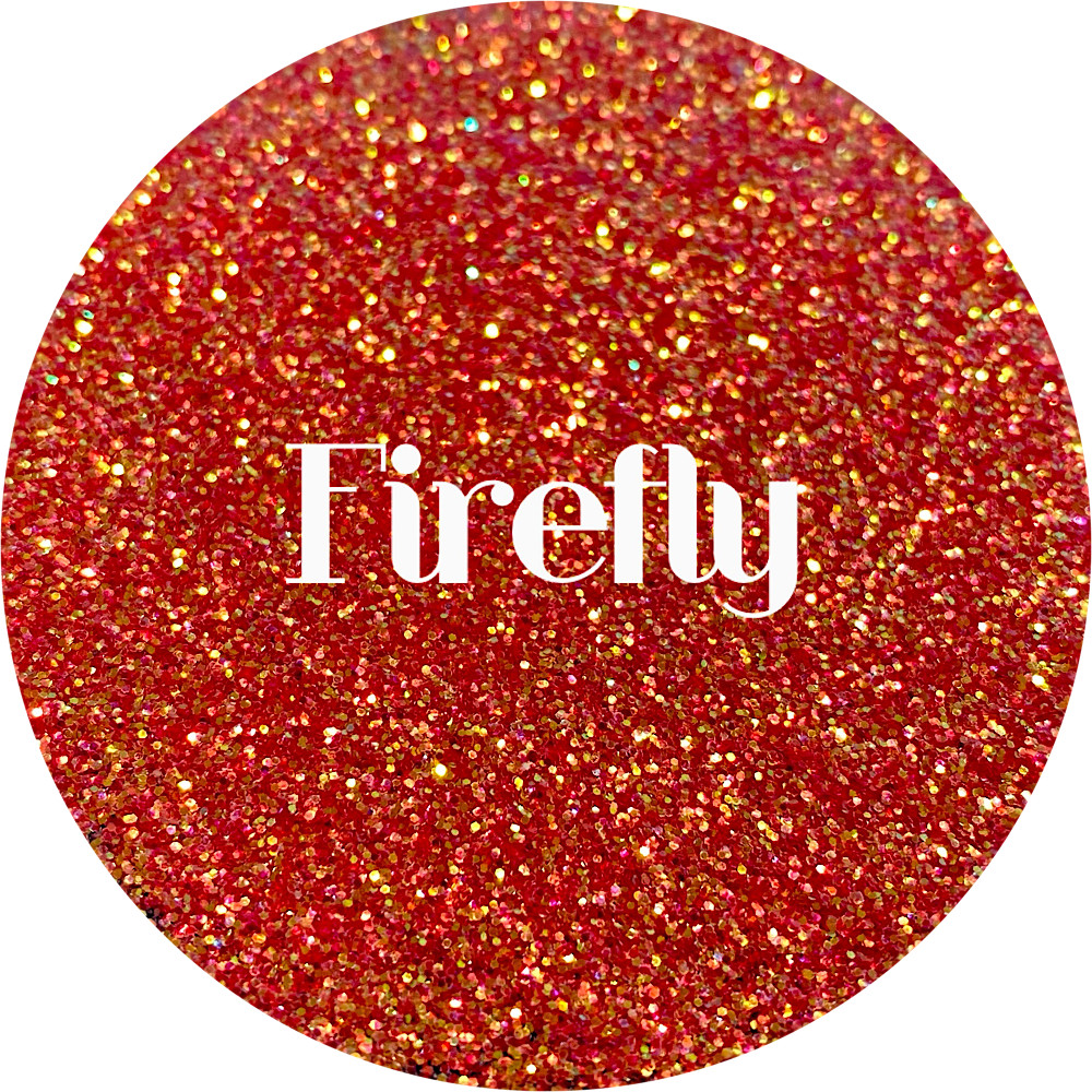 Premium Polyester Glitter - Red Iridesdent