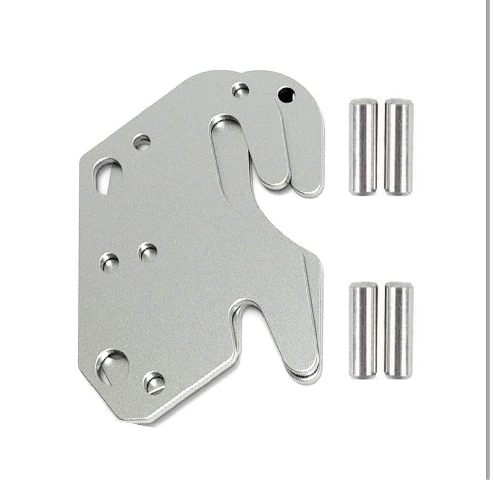 2pcs Universal Wood Bed Metal Claw Hook,Bed Rail Hook Bracket,Plates Brackets