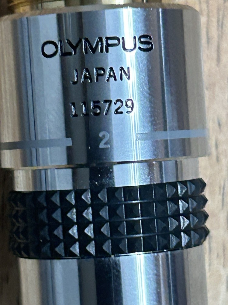 Olympus SPlan FL 2 0.08 160/- 2x Fluorite Microscope Objective .