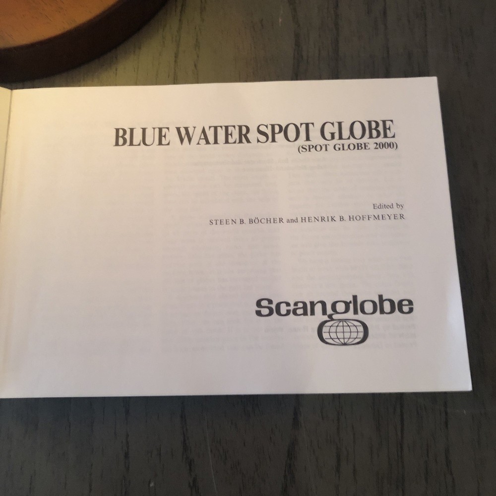 Spot Globe 2000 Illuminated Rotating Spot Globe From 1989 Instructions Denmark
