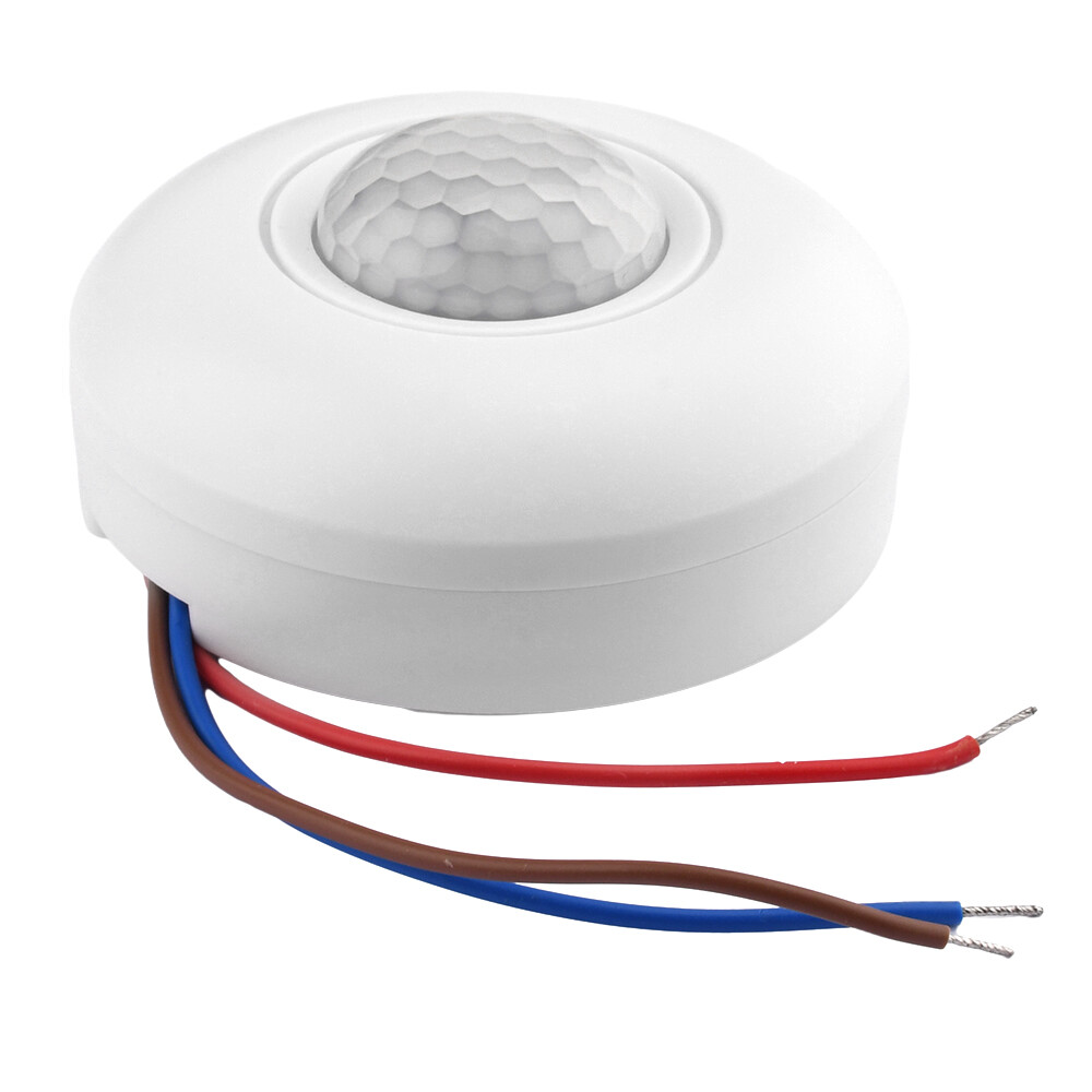 AC85-265V Infrared PIR Motion Induction Sensor Switch For LED Ceiling Light US