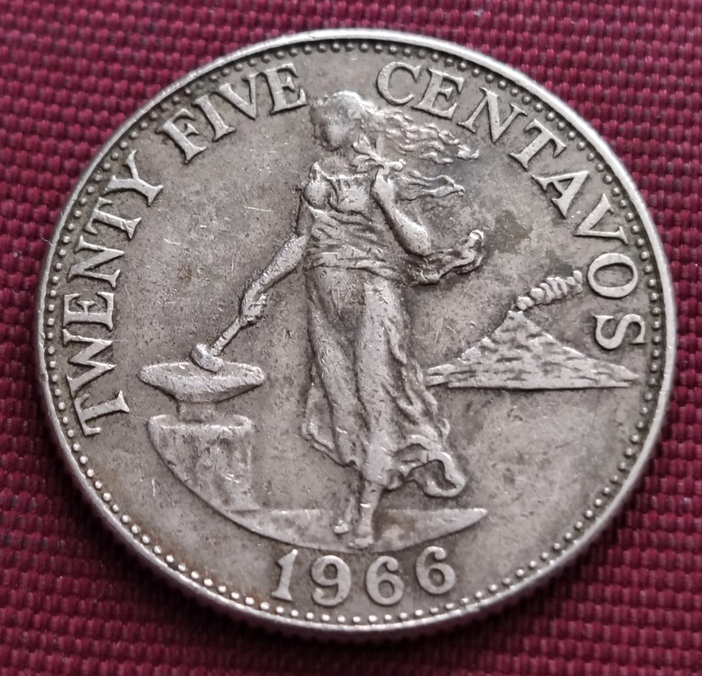 Philippines 25 Centavos 1966