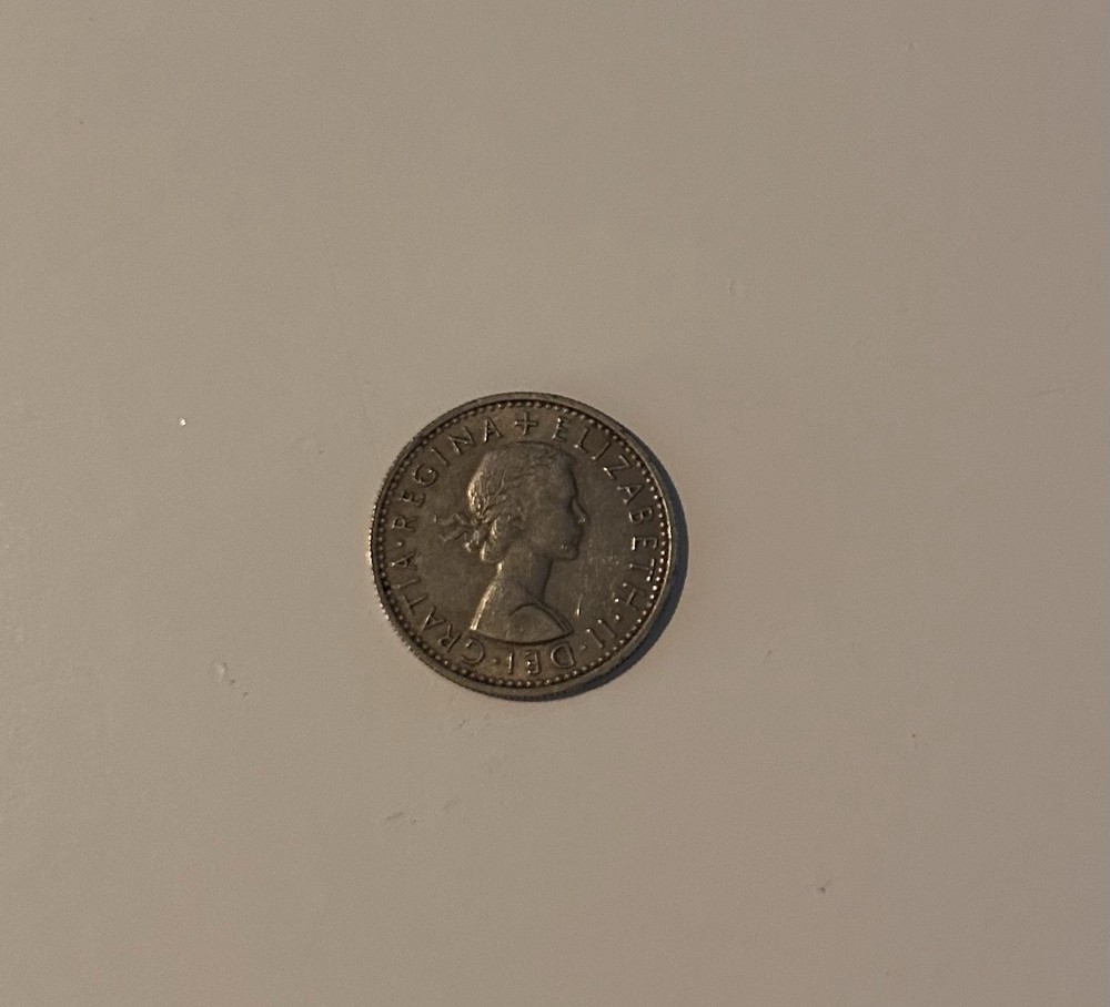 1965 Sixpence Coin