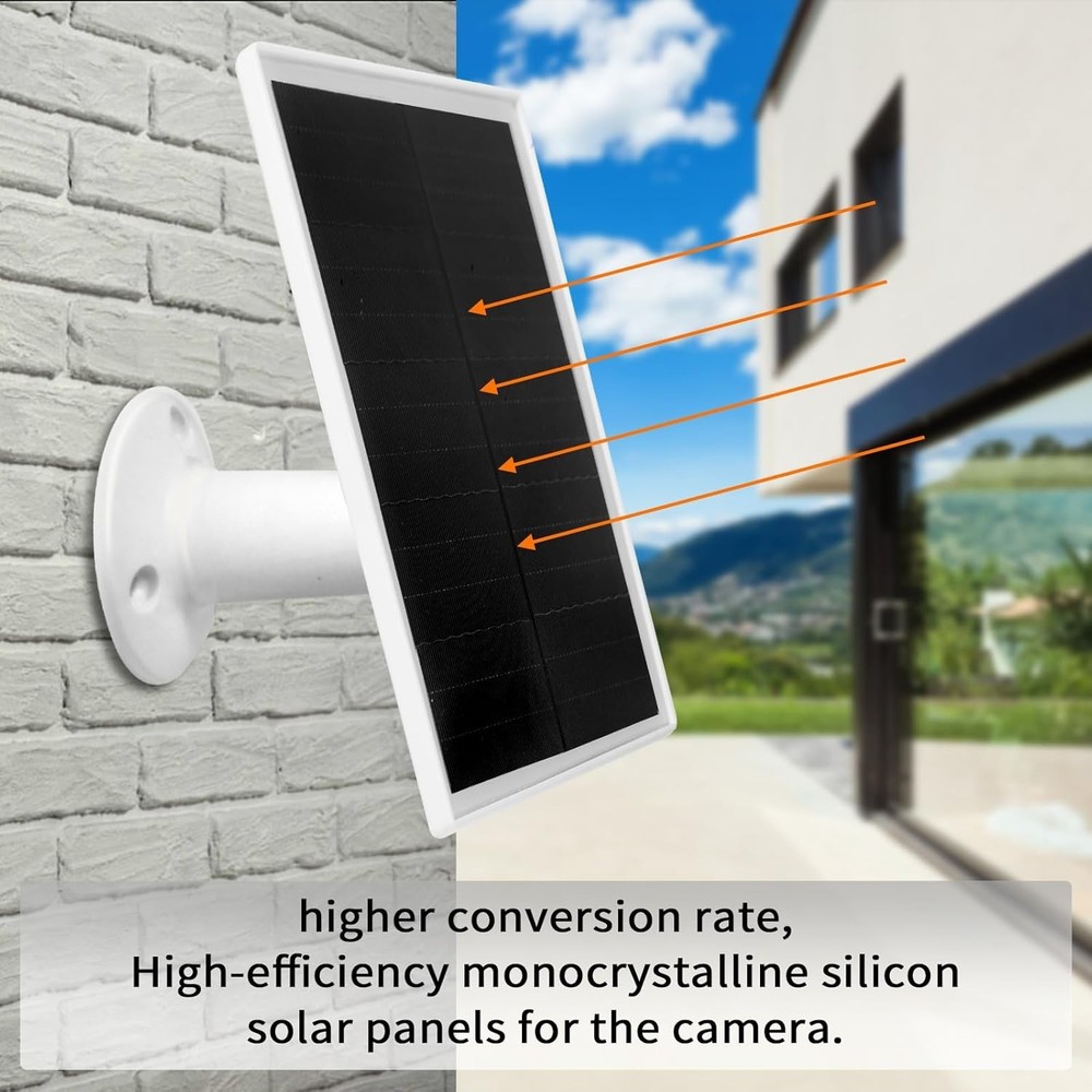 6W Solar Panel Charger, Solar Panel with Micro USB & USB-C Port for DC 5V Out...