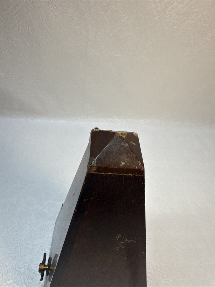 Seth Thomas Metronome De Maelzel Missing Bottom Works as Intended