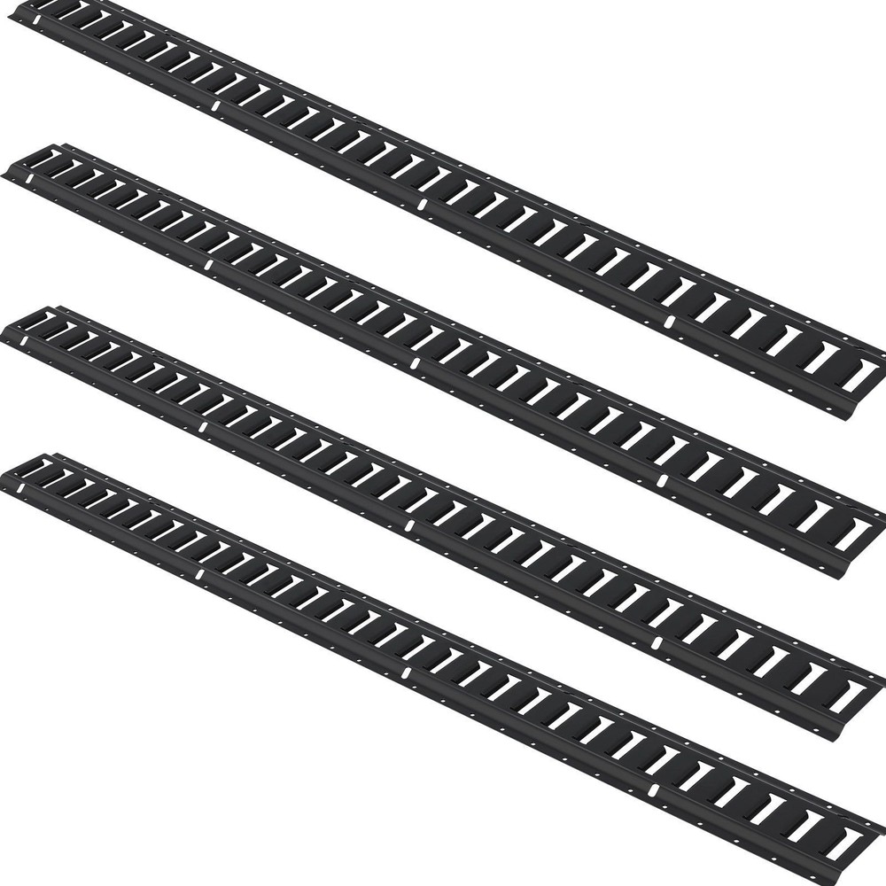 E Track Tie-Down Rail Kit 18PCS 5' E-Tracks Set 2000 lbs High Load Capacity