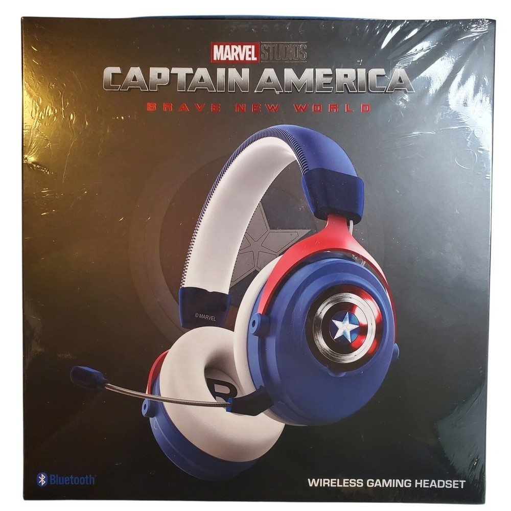 Captain America Wireless Gaming Headset - Marvel