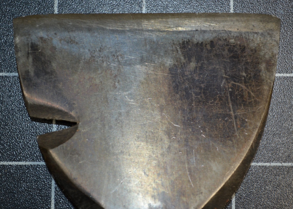 SHAPLEIGHS DIAMOND EDGE - HALF HATCHET - NICE LOGO ON HANDLE - ALL ORIGINAL