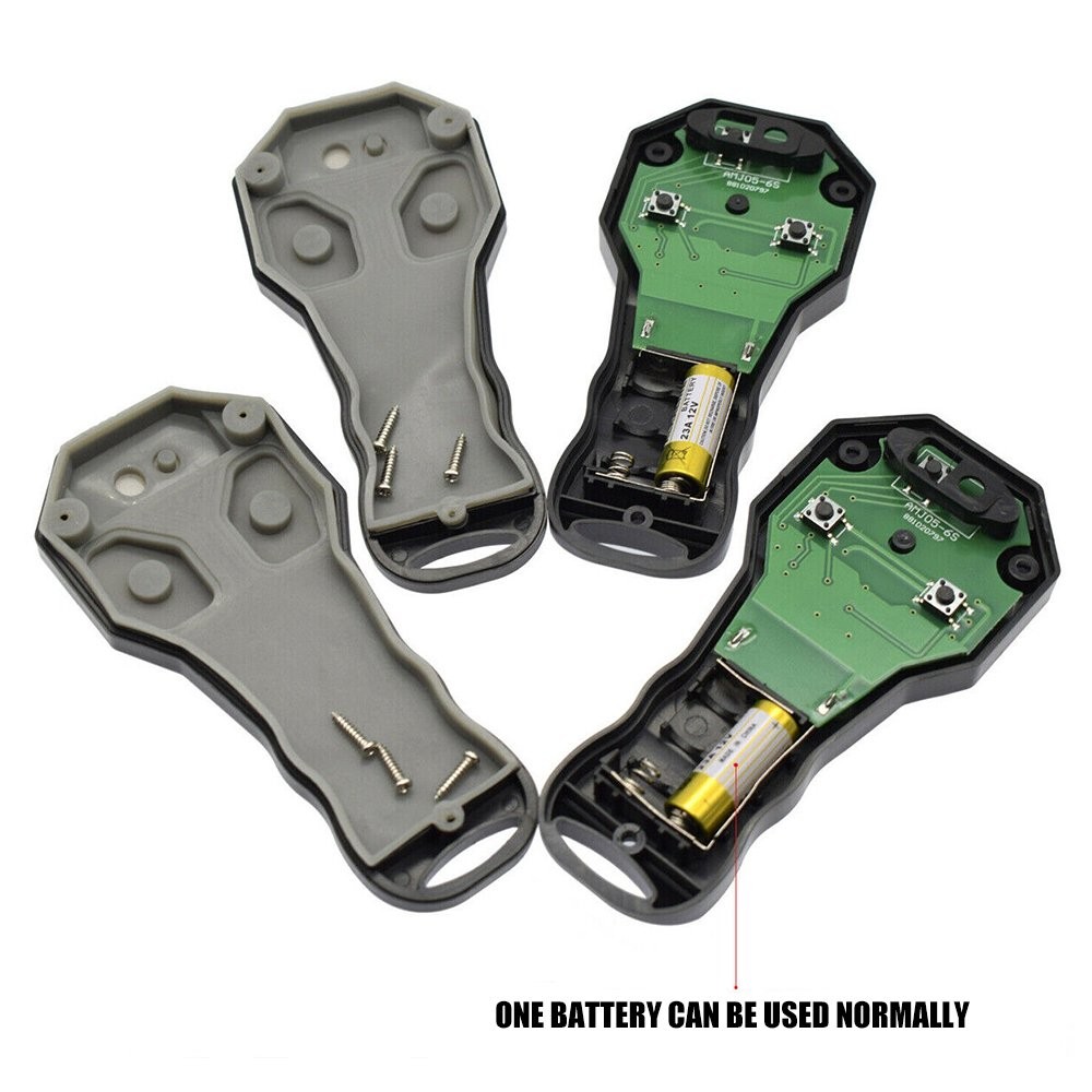 Black Car Vehicle Winch Wireless Remote Control KeyFob Transmitter Receiver Kit`