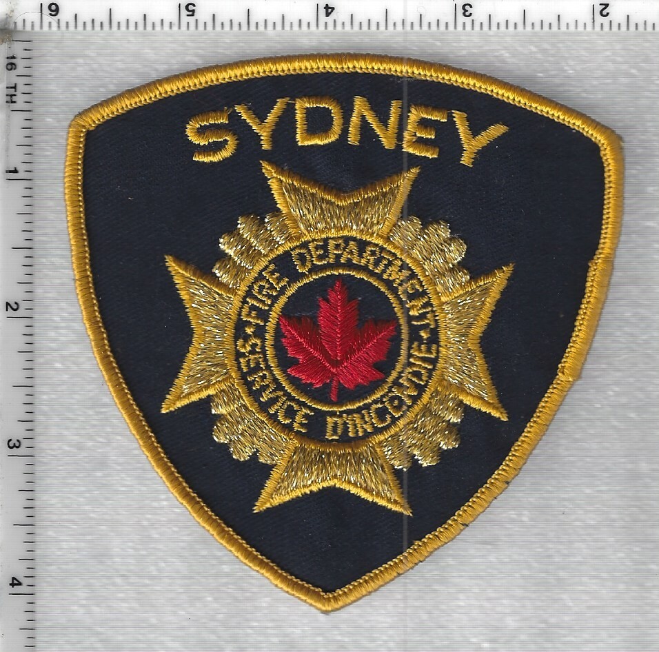 Sydney Fire Department  (Nova Scotia, Canada)  Shoulder Patch