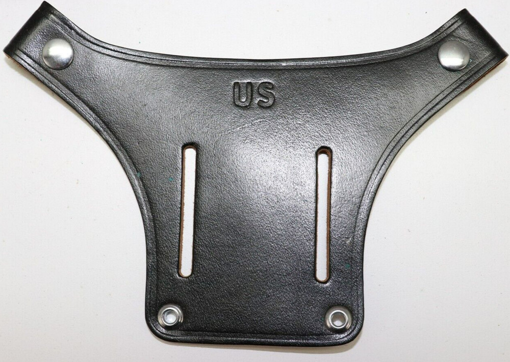 US black leather holster hanger dated 1971 each E799