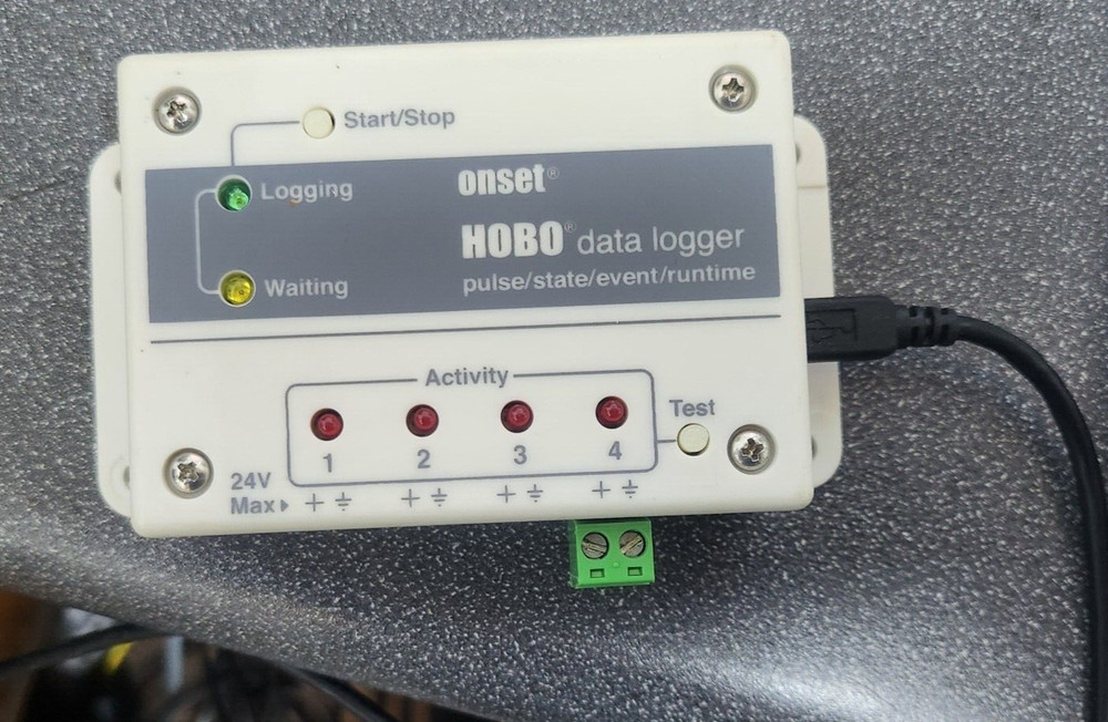 Onset HOBO UX120-017 Data Logger 4-Channel Pulse input with USB Cable