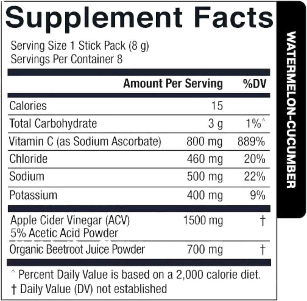 Essential Elements Hydration Packets Electrolytes Powder Sugar Free 24 Sticks AC