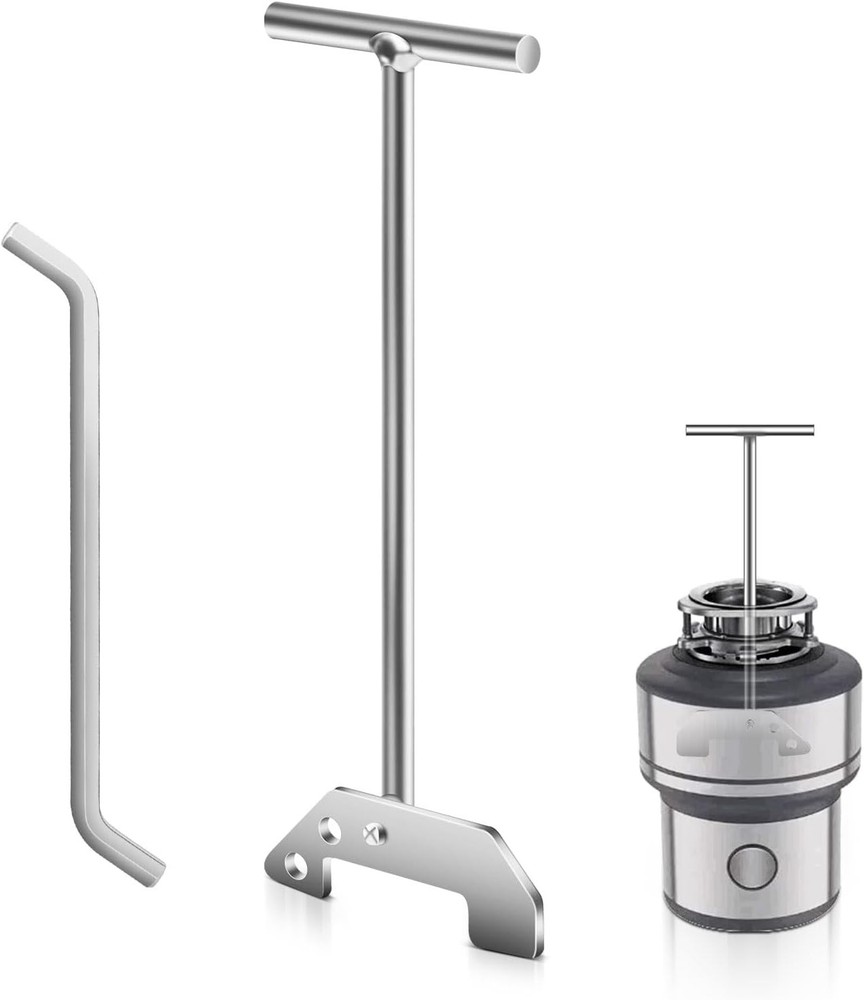 Extended Grip Garbage Disposal Unjamming Wrench Tool For Waste King & Moen