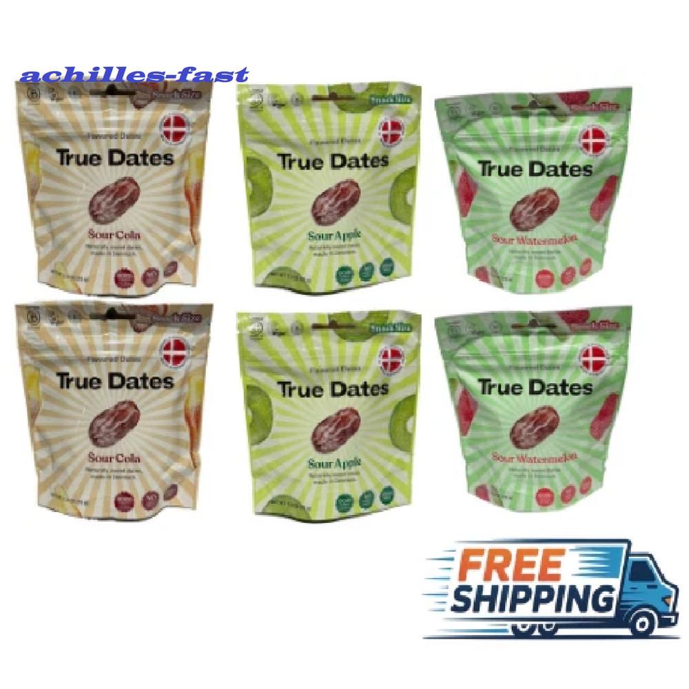True Dates Flavored Variety Pack, 2.4 oz., 6 pk. FREE SHIPPING!!!