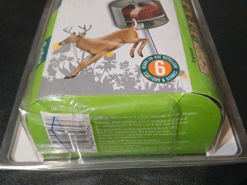 DeerOff Deer Repellent Safer Brand 6 Pack Ready-to-Use!