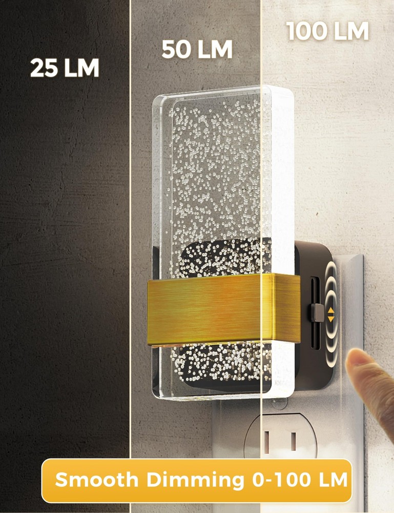 Night Light [2Pack], Night Lights Plug Into Wall, Decorative Night Lights wit...