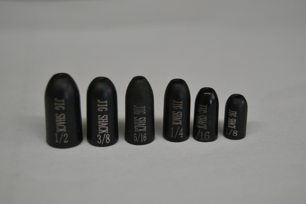 JIG SHACK TUNGSTEN WORM WEIGHTS 10 packs, ALL SIZES!!!
