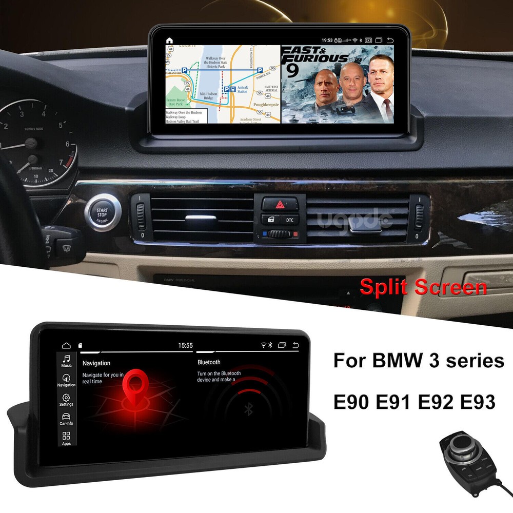 10.25inch BMW E90 E91 E92 E93 Android Screen Upgrade Replacement CarPlay GPS