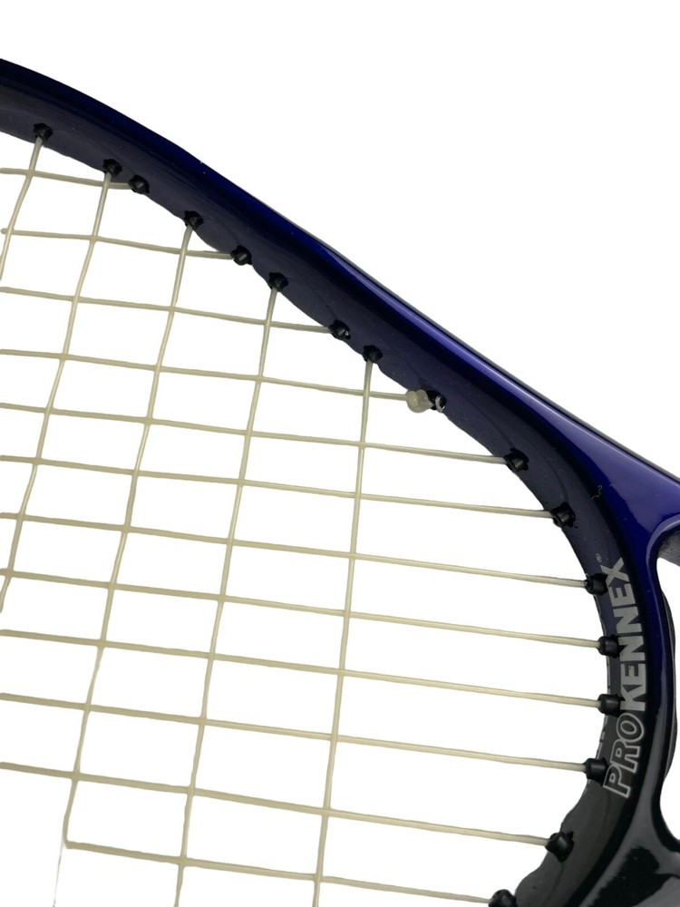 Pro Kennex Shadow Exit Long String Design 117” Tennis Racket & Case Black Purple
