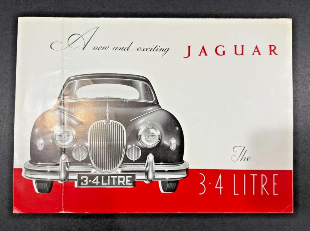 1958 Jaguar 3.4 Litre Brochure