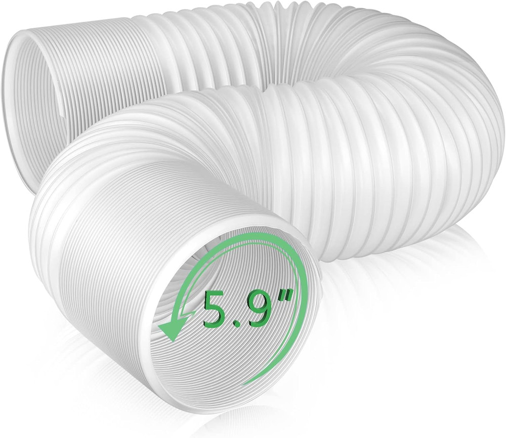 Air Conditioner Exhaust Vent Hose - 5.9" Diameter, 80" Length,  Universal Counte