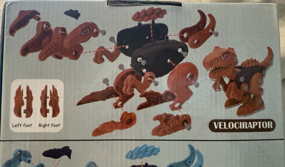 3 Pack Take Apart Dinosaurs