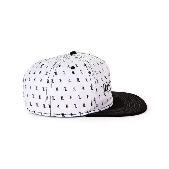 Death Note Black and White Snapback Hat