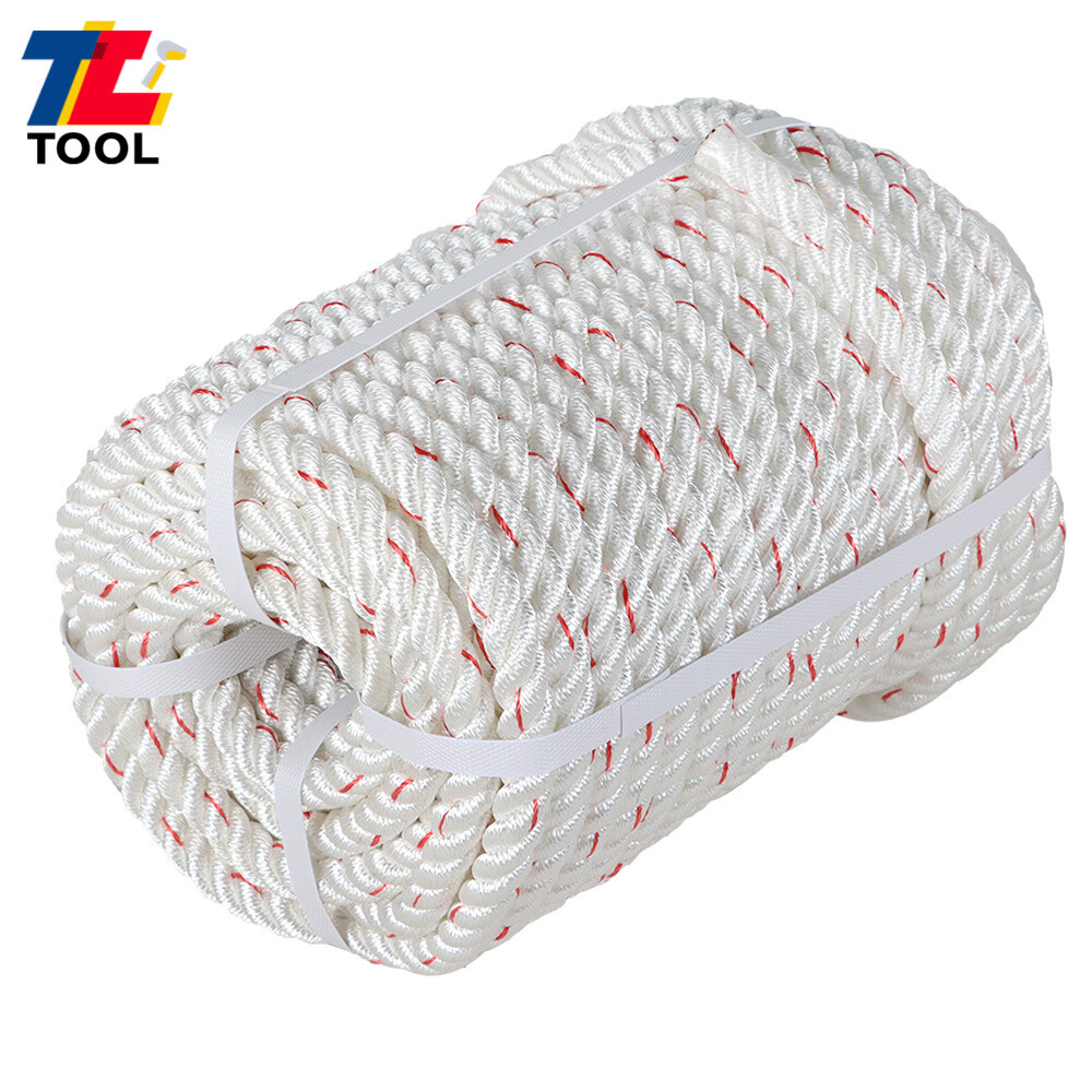 8900Lbs 5/8"×150' Double Braid Polyester Arborist Bull Rope Pulling Rigging Line