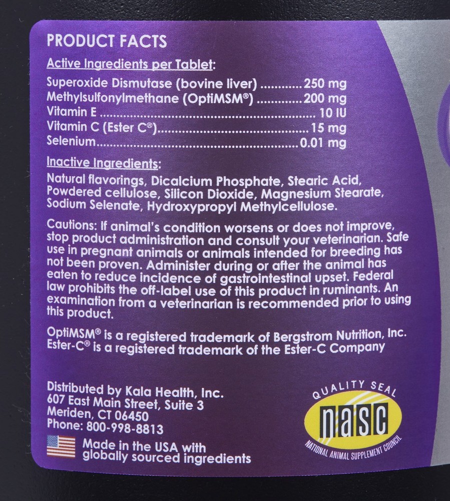 PeakTails Antioxidant for dogs - Immune Support