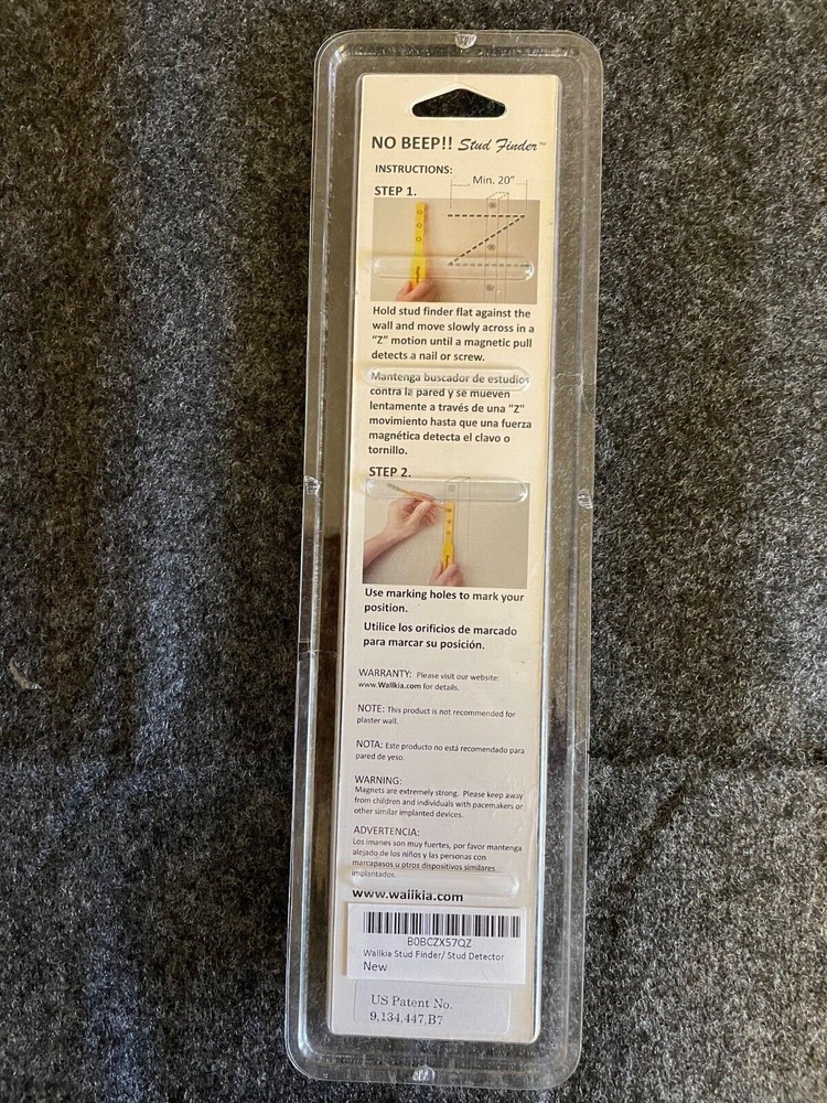 Walkia Stud Finder, No Batteries Required
