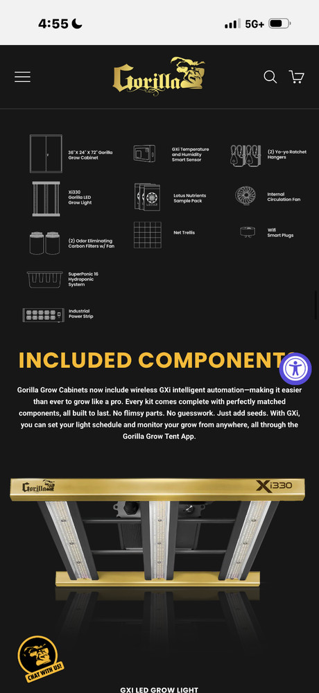 gorilla grow cabinet