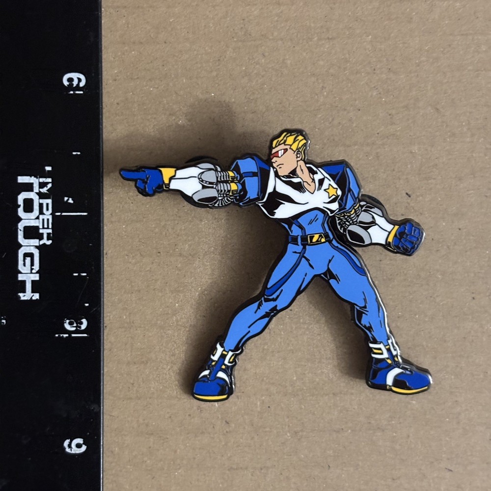 Official Marvel VS Capcom Captain Commando Limited Edition Enamel Pin UDON New
