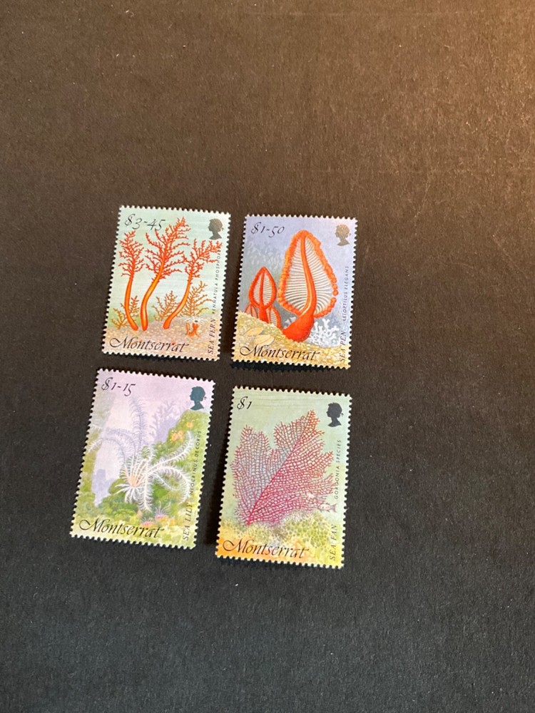 Montserrat Scott #855-8 never hinged