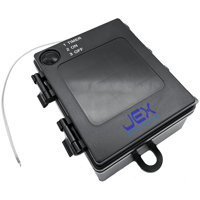 Waterproof Twin/2X D DIY Battery Holder Case Box 3V With Power Switch & Timer