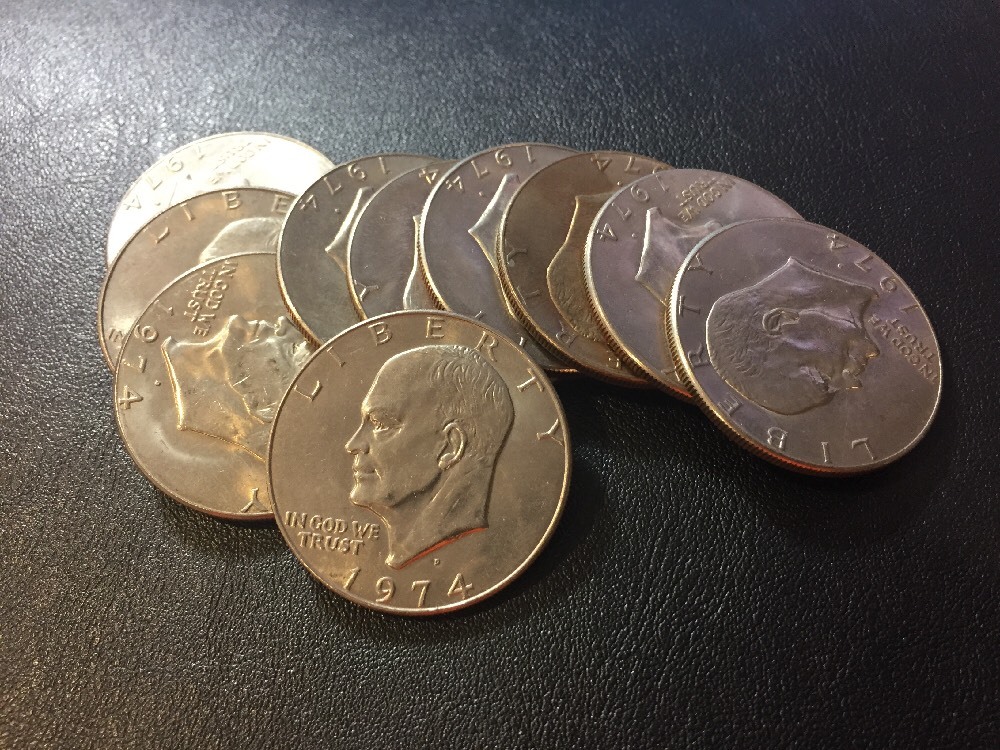 1974d Eisenhower Dollar Uncirculated AU+ UNC BU