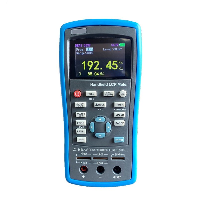 Handheld LCR Meter Bridge 4 Test Frequency Points 0.1Vrms 0.3Vrms 0.6Vrms 1Vrms