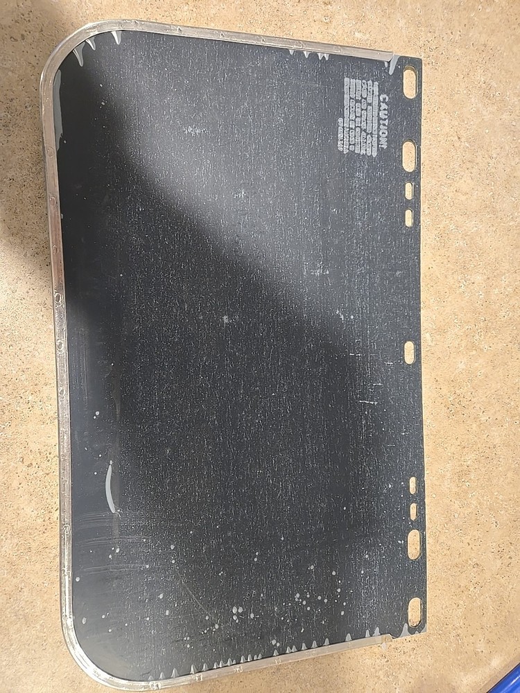 Visor/Face Shield Replacement Lense 9"x15 1/2" Dark Green 3 Pack