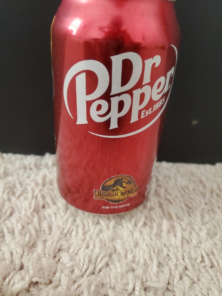 Jurassic World Dominion Dr.Pepper Cans EMPTY