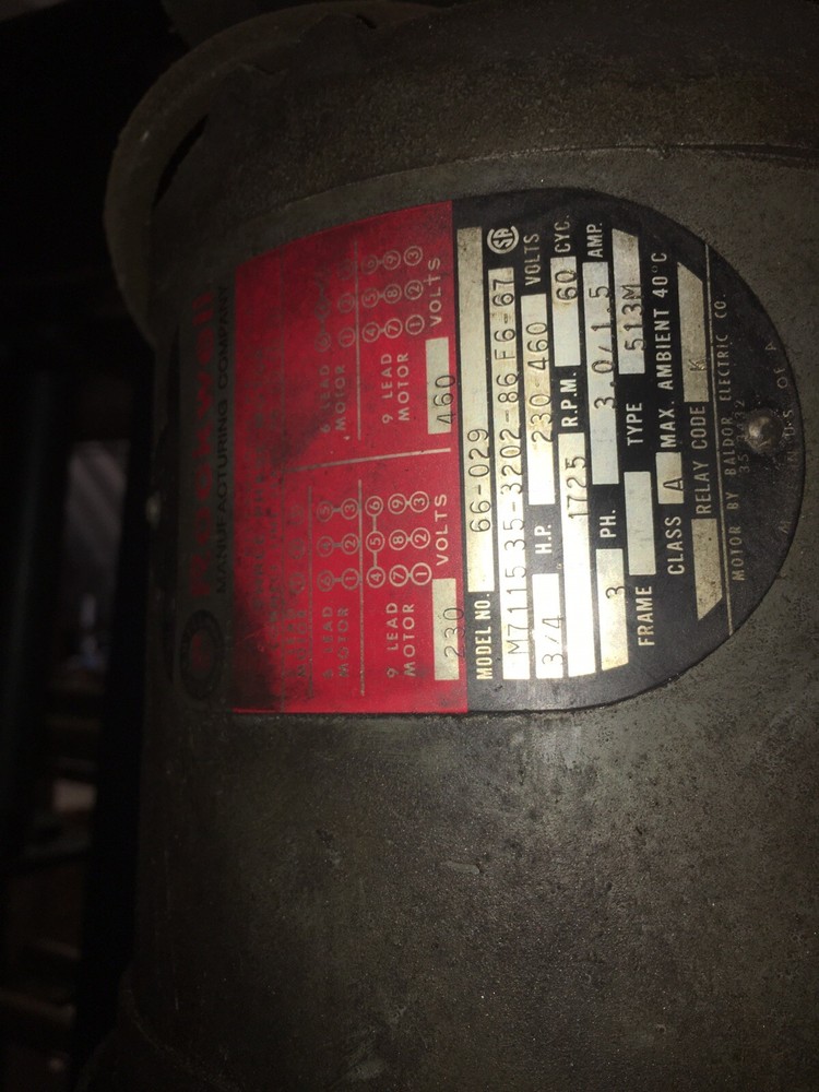 Rockwell Delta 15-655 Drill Press Variable Speed Will Ship Send Address 4 Quote