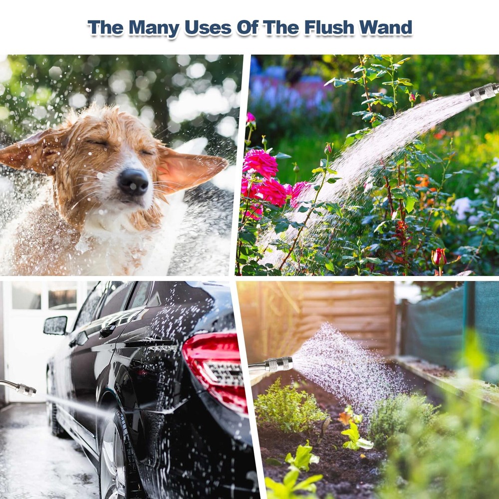 SET RV Water Heater Magnesium Anode Rod & Flush Wand Rinser For Suburban 232767