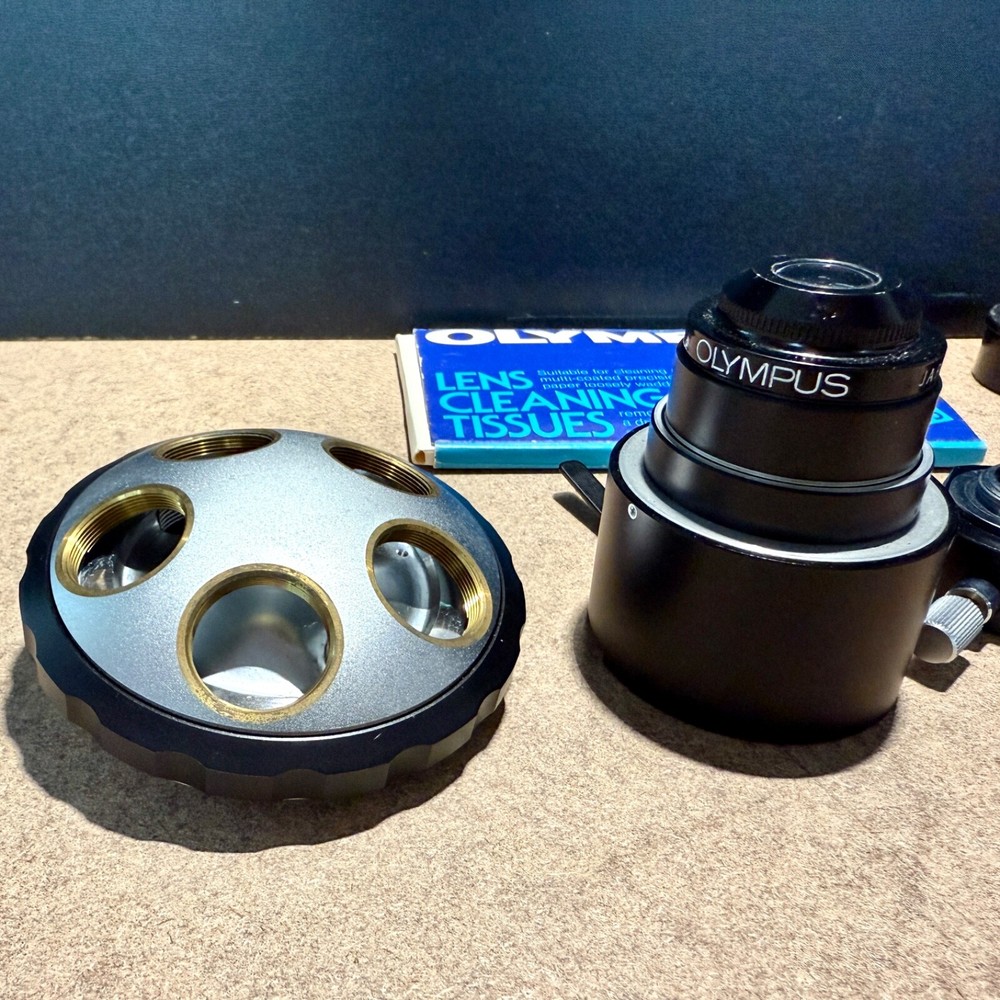 Olympus Microscope Eyepiece Lens Bundle