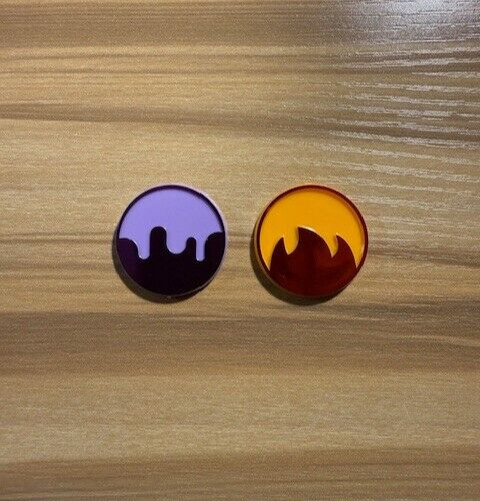 Pokemon Official Coins | Burn and Poison Damage Counters