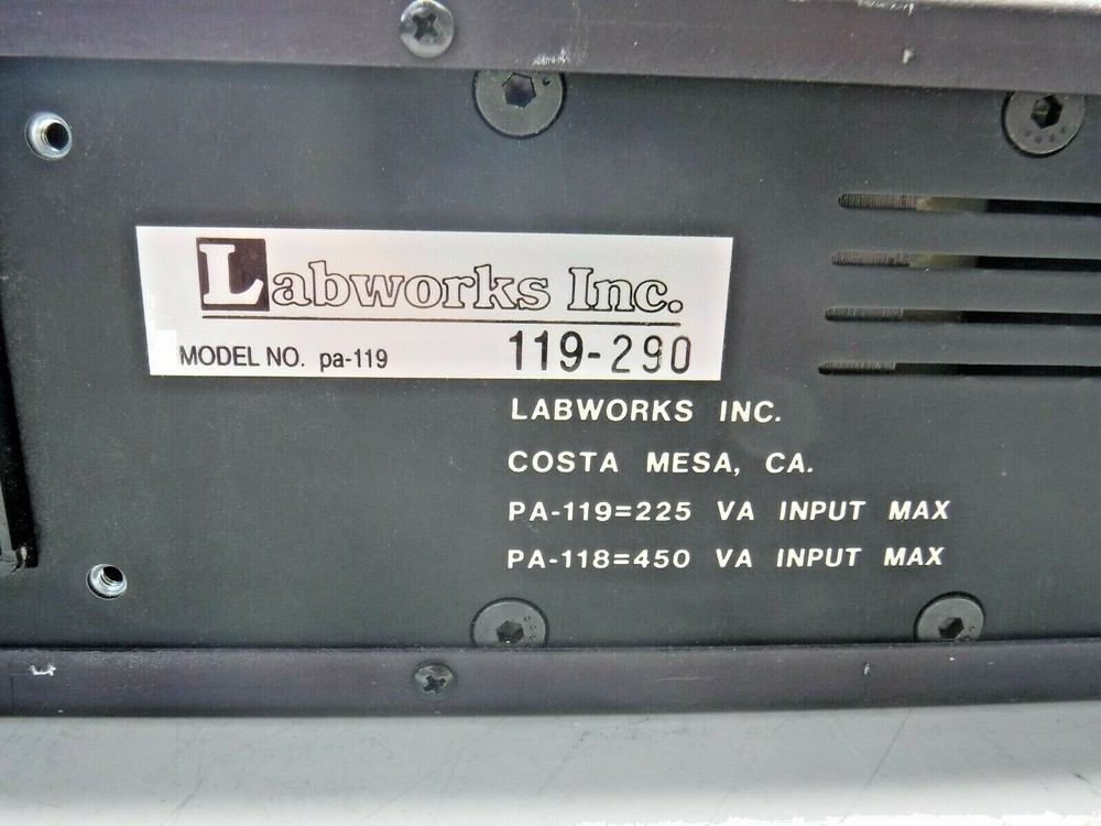 Labworks PA-119 Linear Power Audio Servo Amplifier